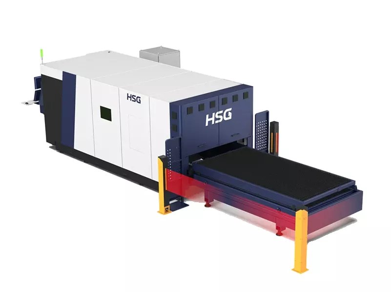 Macchina per il taglio laser HSG upgraded matrix machine bed with level-up rigidity