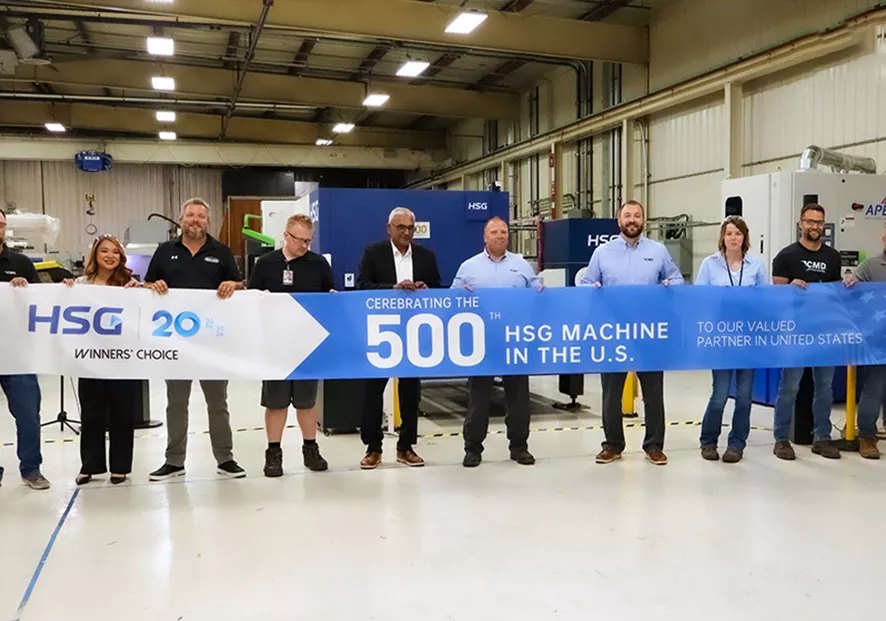 Consegnata la 500ª macchina! HSG Laser raggiunge un nuovo traguardo negli Stati Uniti, aiutando CMD a migliorare l'efficienza produttiva