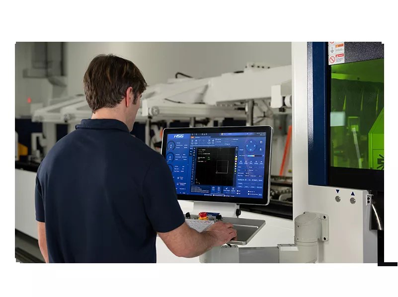 Macchina per il taglio laser HSG upgraded matrix machine bed with level-up rigidity