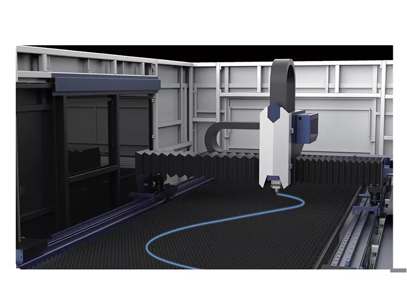 Macchina per il taglio laser HSG automatic unloading