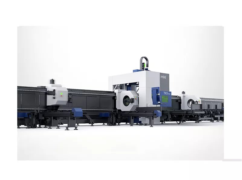 Dispositivo automatico di carico e scarico HSG laser